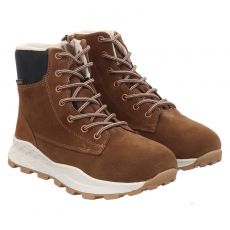  Richter Veloursleder-Winterstiefel in braun für Kinder
