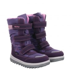  Richter, Blau, Textil-Winterstiefel in lila für Kinder