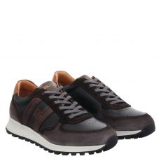  Hold, Grau, Nubukleder-Sneaker in braun für Herren