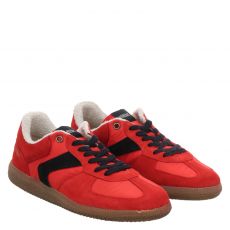  Verbenas Veloursleder-Sneaker in rot für Damen