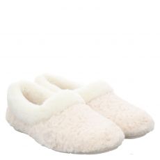  Herrmann Kunstfell-Hausschuh in beige für Damen