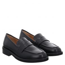 Luca Grossi, Nibtal, klassischer Glattleder-Slipper in schwarz für Damen