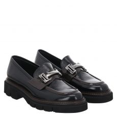  Luca Grossi, Kurtal, klassischer Lackleder-Slipper in schwarz für Damen