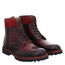  Fraipe Glattleder-Schnürstiefel in rot für Herren