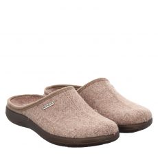  Rohde, Bari G, Textil-Hausschuh in beige für Damen