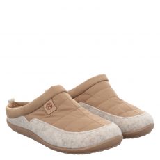  Rohde, Perugine, Textil-Hausschuh in beige für Damen