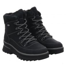  Remonte, Stiefelette, Nubukleder-Schnürstiefel in schwarz für Damen