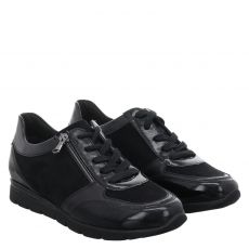  Semler, Nelly H, Veloursleder-Sneaker in schwarz für Damen