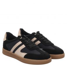  La Strada Kunstleder-Sneaker in schwarz für Damen