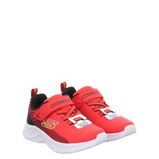  Skechers, Microspec Ii-zovrix, Textil-Halbschuh in rot für Kinder