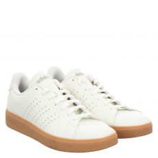  Adidas, Advantage 2.0, Kunstleder-Sneaker in offwhite für Herren