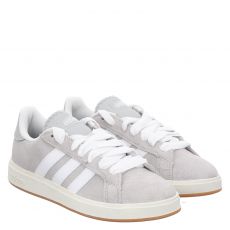  Adidas, Grand Court Base 00s, Veloursleder-Sneaker in grau für Herren