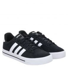  Adidas, Daily 4.0, Veloursleder-Sneaker in schwarz für Herren