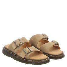  Dr.Martens, Josef, Veloursleder-Pantolette in beige für Herren