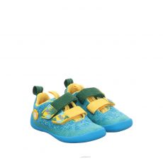  Affenzahn, Knit Happy Kreativ Bär, Textil-Sneaker in blau für Kinder