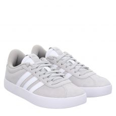  Adidas, Vl Court 3.0, Veloursleder-Sneaker in grau für Damen