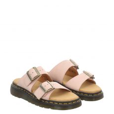  Dr.Martens, Josef, Veloursleder-Pantolette in rosa für Damen