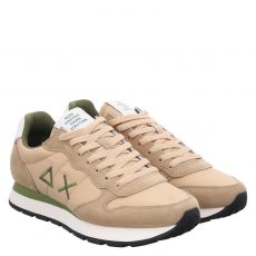  Sun68, Tom Solid, Textil-Sneaker in beige für Herren