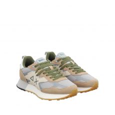  Sun68, Jaki, Veloursleder-Sneaker in taupe für Herren