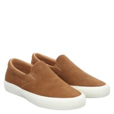  Boss, Aiden_slon_sd, Veloursleder-Slipper in cognac für Herren