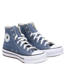  Converse, Chuck Taylor As Eva Lift, Leinen-Halbschuh in blau für Kinder