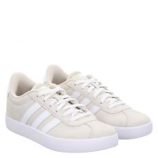  Adidas, Vl Court 3.0, Veloursleder-Sneaker in beige für Kinder