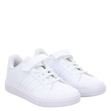  Adidas, Grand Court 2.0 El C, Kunstleder-Sneaker in weiß für Kinder