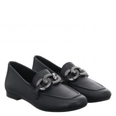  Remonte, Fs Halbschuh, klassischer Glattleder-Slipper in schwarz für Damen