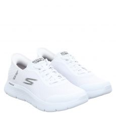  Skechers, Slip-ins: Go Walk Flex, Textil-Slipper in weiß für Herren