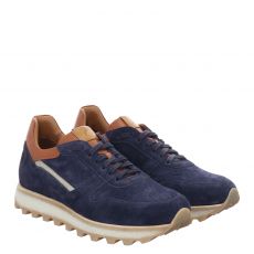  Franceschetti, Sm0998bo593, Veloursleder-Sneaker in blau für Herren