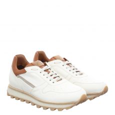  Franceschetti, 0998031.3427ch91, Glattleder-Sneaker in weiß für Herren