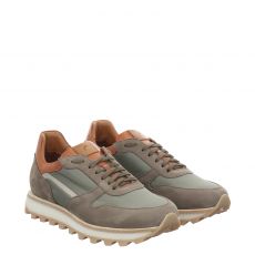  Franceschetti, 0998029.3425ch70, Veloursleder-Halbschuh in khaki für Herren