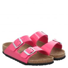  Birkenstock, Arizona Kids Bf Patent Fuchsia, Lackleder-Sandale in pink für Kinder