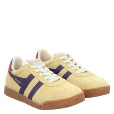  Gola, Elan, Veloursleder-Sneaker in gelb für Kinder