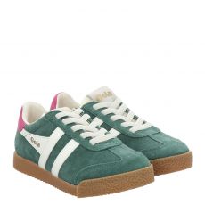  Gola, Elan, Veloursleder-Sneaker in grün für Kinder