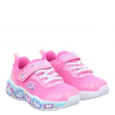  Skechers, Play Scene - Fun Squad, Textil-Sneaker in pink für Kinder
