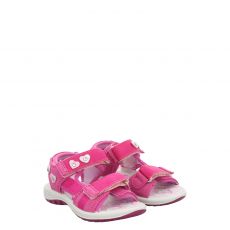  Imac, Angel, Veloursleder-Sandale in pink für Kinder