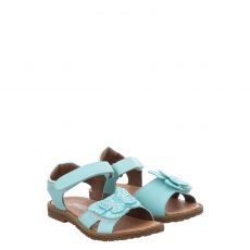  Imac, Amelia, Glattleder-Sandale in türkis für Kinder