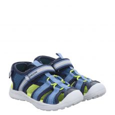  Geox, J Vaniett Boy, Textil-Sandale in blau für Kinder