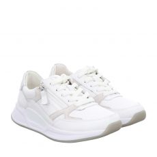  Rollingsoft Glattleder-Sneaker in weiß für Damen