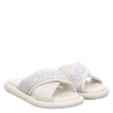  Bogner Schuhe, Portofino L 1 B, Glattleder-Pantolette in nude für Damen