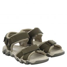  Imac, Typhoon, Textil-Sandale in dunkelgrün für Kinder
