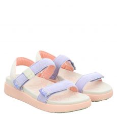  Satorisan, Blau, flache Textil-Sandale in hellblau für Damen