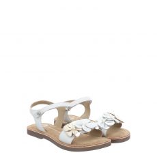  Gioseppo, Beecher, Glattleder-Sandale in weiß für Kinder
