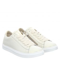  Schuhengel Glattleder-Sneaker in offwhite für Kinder
