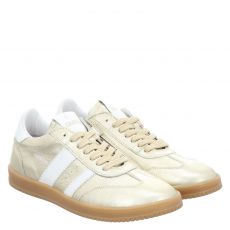  Schuhengel Glattleder-Sneaker in gold für Kinder