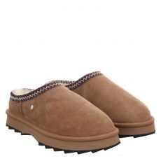  Emu, Sharky Scuff, Veloursleder-Pantolette in braun für Damen