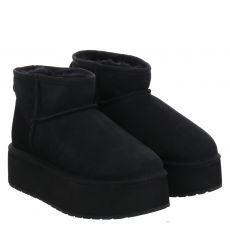  Emu, Stinger Micro Flatform, Stiefeletten & Boots in schwarz für Damen