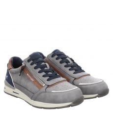  Mustang Kunstleder-Sneaker in grau für Herren