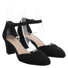  Tamaris, Women Court Sho, Textil-Pumps in schwarz für Damen